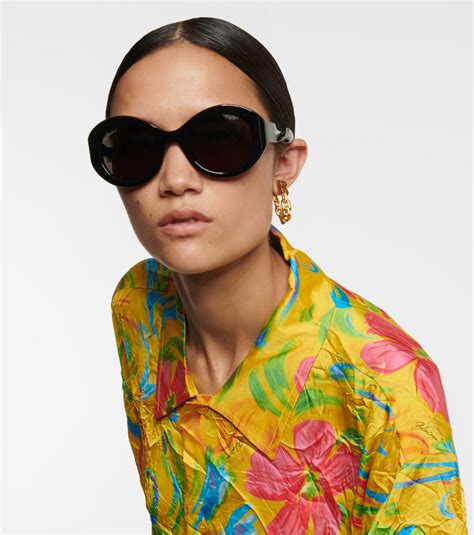 balenciaga round sunglasses